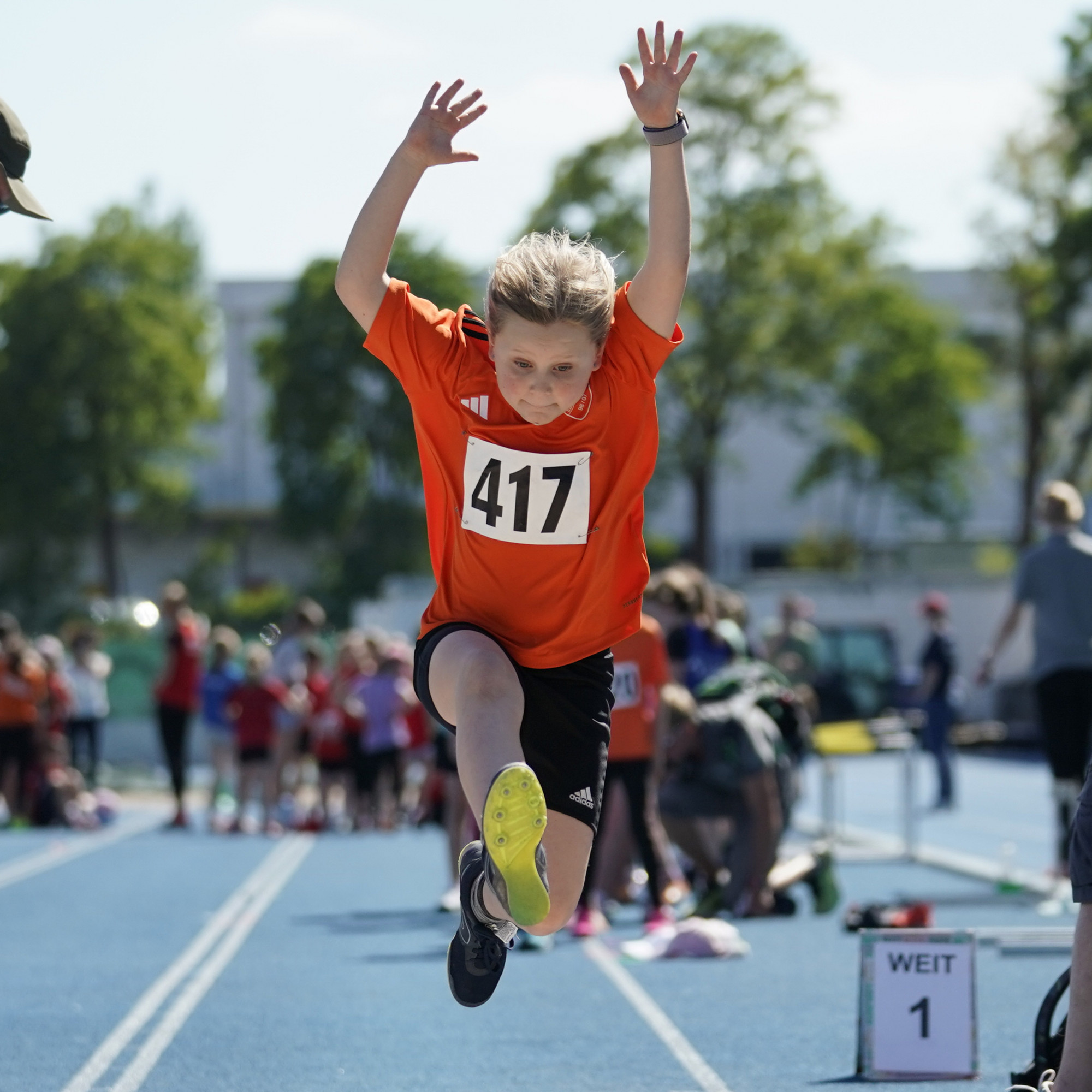 Weitsprung Leichtathletik