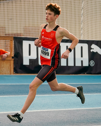 Torben Stenzel 800m laufen Mannheim Leichtathletik Badische Meisterschaften