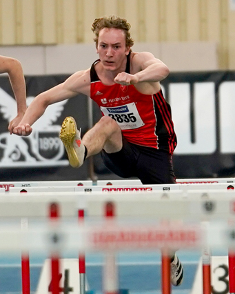 Florian Mertens Hürden Hurdles 60m Mannheim