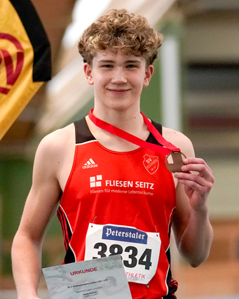 Jakob Franzen 400m Bronze Mannheim Leichtathletik Sport